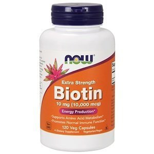 Biotin 10 mg (10000 mcg) 120 vcaps (фото, вид 1)