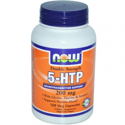 NOW 5-HTP 200 mg 60 caps (фото, вид 1)