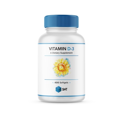 SNT Vitamin D-3 5000 iu 240 softgels (фото, вид 1)