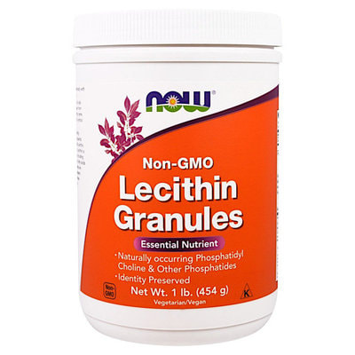 NOW Lecithin Granules 454 g (фото, вид 1)