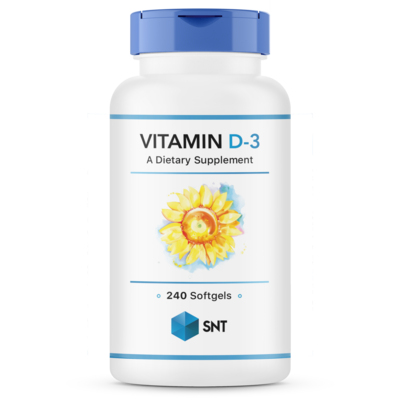 SNT Vitamin D-3 5000 iu 240 softgels (фото)
