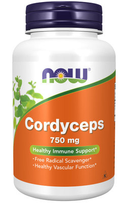 NOW Cordyceps 750 mg 90 caps