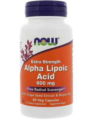 NOW Alpha Lipoic Acid 600 mg 60 vcaps