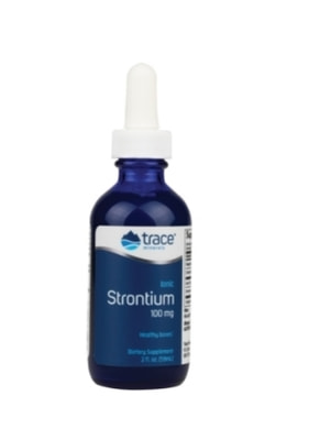 Trace Mineral Ionic Strontium 100 mg 59 ml