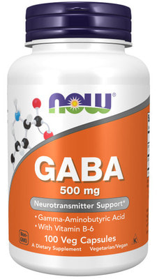 NOW GABA 500 mg 100 caps