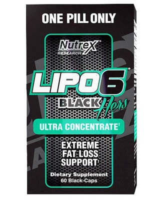 Nutrex Lipo-6 Black Hers Ultra Core 60 caps