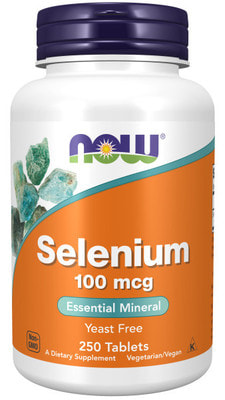 NOW Selenium 100 mcg 250 tabs