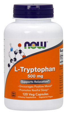 NOW L-Tryptophan 500 mg 120 caps