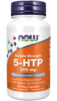 NOW 5-HTP 200 mg 60 caps (фото)