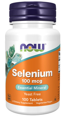 NOW Selenium 100 mcg 100 tabs (фото)