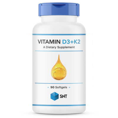 Vitamin D3+K2 90 softgels