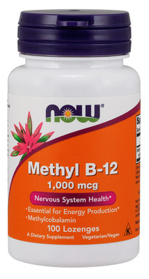NOW Methyl B-12 1000mcg 100 loz