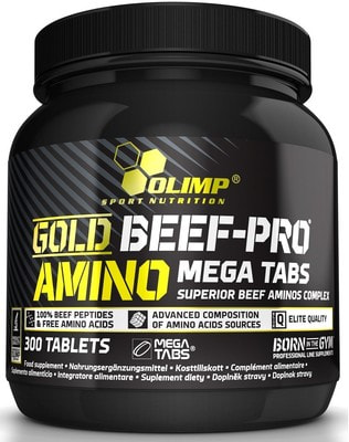 OLIMP Gold Beef-Pro Amino Mega Caps 300 tabs (фото)
