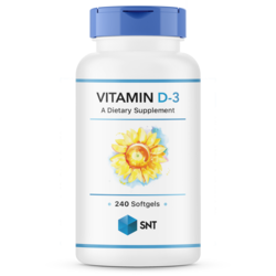 SNT Vitamin D-3 5000 iu 240 softgels