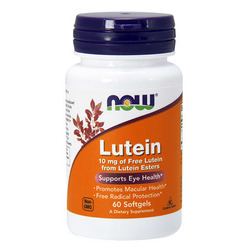 NOW LUTEIN 10mg 60 sgels