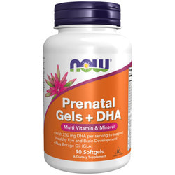 NOW Prenatal Gels+DHA 90 softgels