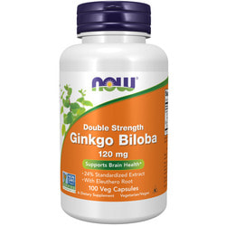 NOW Ginkgo Biloba 120 mg 100 vcaps