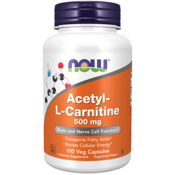 NOW Acetyl L-Carn 500mg 100 vcaps
