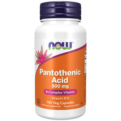 NOW Pantothenic Acid 500 mg 100 caps