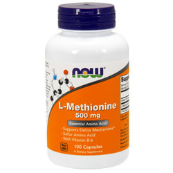 NOW L-Methionine 500 mg 100 caps